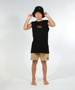 Hello Stranger The Ocean Club Muscle Tee - Black