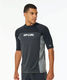 Rip Curl Drive UPF S/S Rashie - Black
