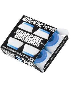 Skateboard Hardware: Bones Bushings Soft - Blue Skateboard Bushing 2 pack