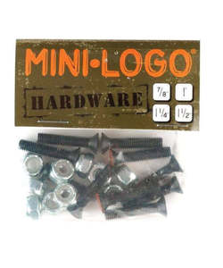 Skateboard Hardware: Mini-Logo 1" Skateboard Hardwear