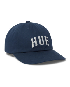 HUF Arch 6 Panel CV Snapback Cap - Navy