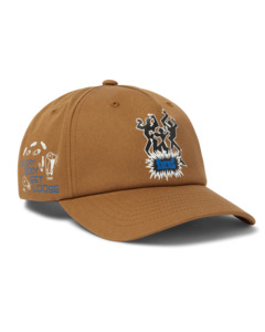 HUF Everybody Get Loose Snapback Cap - Camel