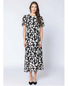 Seeking Lola Angel Dress - Mono Bloom