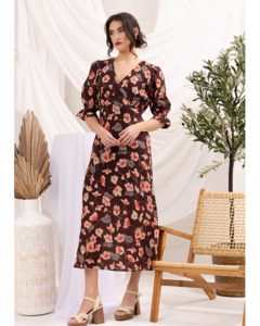 Womens Dresses: Seeking Lola Opportunity Dress - Nutmeg Glow