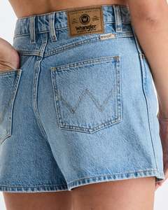 Wrangler Hi Bells Shorts - Utah Blues