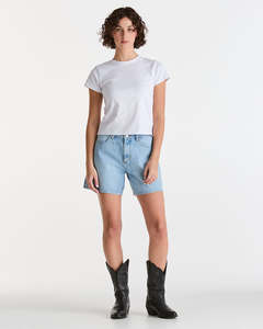 Wrangler Mid A-Line Short - Starlight