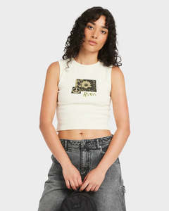 RVCA Garden Classic Tank - Antique White