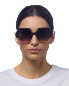Okkia Emma Sunglasses - Black Shaded Rose