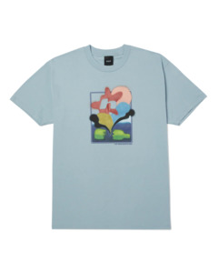Men: HUF Soft Focus S/S Tee - Arctic Blue