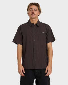 Billabong Mens Mogul Short Sleeve Shirt - Raven