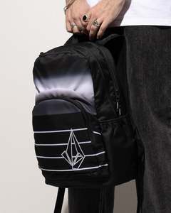 Accessories: Volcom Stone Attack Backpack - Black Out