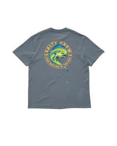 Mens T Shirts Polos: Salty Crew Mahi Club Classic Tee - Storm