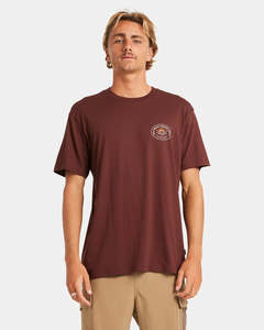 Billabong Mens Sierras A/Div T-Shirt - Wine