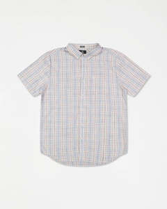 Mens Shirts: Volcom Freewheel Short Sleeve Shirt - Stone