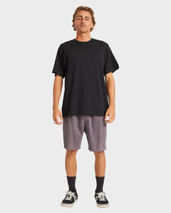 Mens Shorts: Billabong Mens Larry Corduroy 18" WalkShorts - Dusty Purple