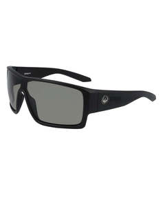 Mens Sunglasses: Dragon Flash Matte Black / LL Smoke Polar Sunglasses