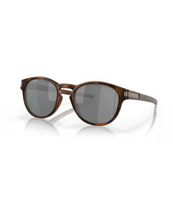 Mens Sunglasses: Oakley Latch Matte Brown Tortoise W/ Prizm Black Sunglasses