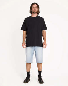 Mens Clothing: Volcom Chillow Denim Short 24 - Dirty Cowboy Blues