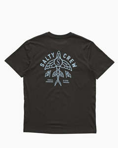 Salty Crew Flyer Premium SS Tee - Vintage Black