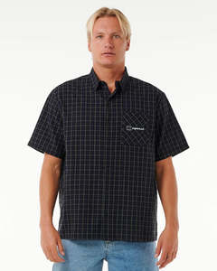 Mens Shirts: Rip Curl Super Computer S/S Shirt - Black