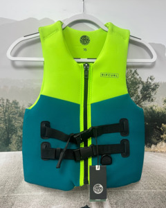 Rip Curl Youth Omega Bouy Vest - Lime