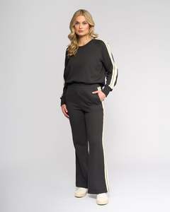 Knewe Label Rebel Wide Leg Pant - Slate