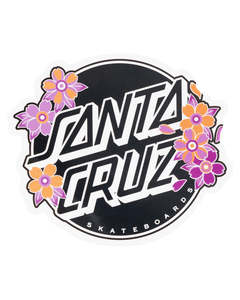 Accessories: Santa Cruz Blooming Stack Dot Sticker - Black