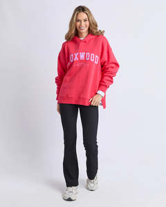 Foxwood Interval Hoodie. - Raspberry / Neon Lilac