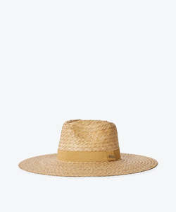 Womens Hats Beanies: Rip Curl Premium Surf Straw Panama Hat - Natural