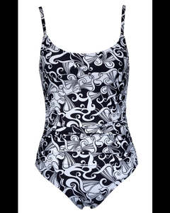 Togs Elle Bea Ink Swirls One Piece - Mastectomy Friendly