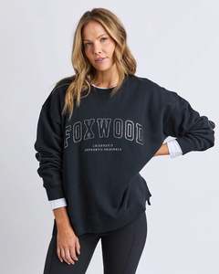 Foxwood Interval Crew - Black with Silver