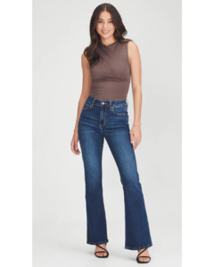 Womens Jeans: Junkfood Harri Jean - Dark Blue