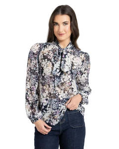 Womens Tops Shirts Blouses: Leila + Luca Prowl Top - Mirage