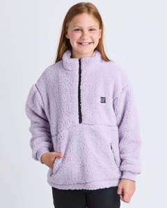 Sale: Eve Girl Cozy Quarter Zip Teddy - lilac