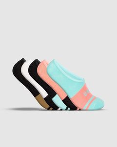Unit Equip Ladies Bamboo Invisible Socks - 5 Pack