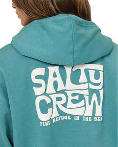 Salty Crew Womens Freestyle Hoodie - Teal