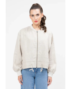 Womens Coats Jackets Vests: Seeking Lola Keen Jacket - Oatmeal