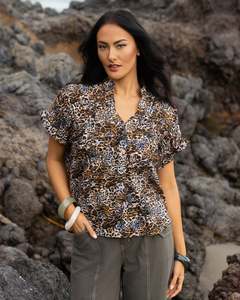 Womens Tops Shirts Blouses: Knewe Label Addison Top - Zulu
