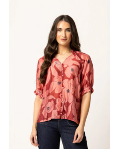 Seeking Lola Essence Top - Pink Bloom