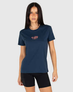 Womens T Shirts Tees: Unit Ladies Tees - Parker - Navy