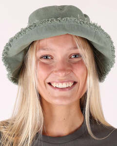 Womens Hats Beanies: T&C Sea Breeze Beach Hat - Teal