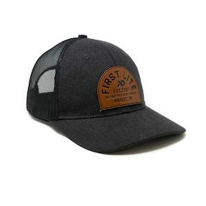 cap: First Lite Arched Lock Up Trucker Hat