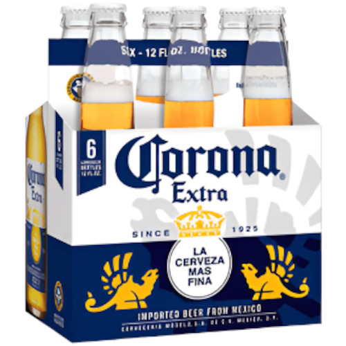 Beer: Corona 6 Pack Bottles