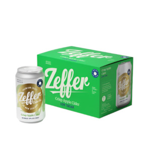 Cider: Zeffer Crisp Apple Cider 6pack 330ml