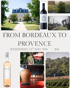 From Bordeaux to Provence a tasting with Maude Kessler & Will Brunel from Maison&hellip;