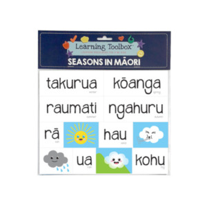 Wairuatanga me te Taiao (Connection to the spiritual & natural world): Seasons in Māori (24 Pce magnets)