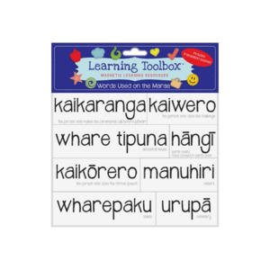 Wairuatanga me te Taiao (Connection to the spiritual & natural world): Words used on the marae in Māori (33 Pce magnets)