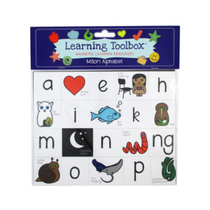 Whānaungatanga (Connection to History, Community & the Māori language): Māori alphabet (40 Pce magnets)