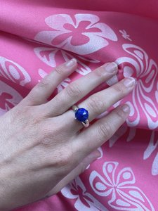 Products: Lapis Lazuli Wire Claw Ring - Poison Spike