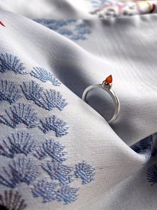 Products: Carnelian Spike Ring - Poison Spike